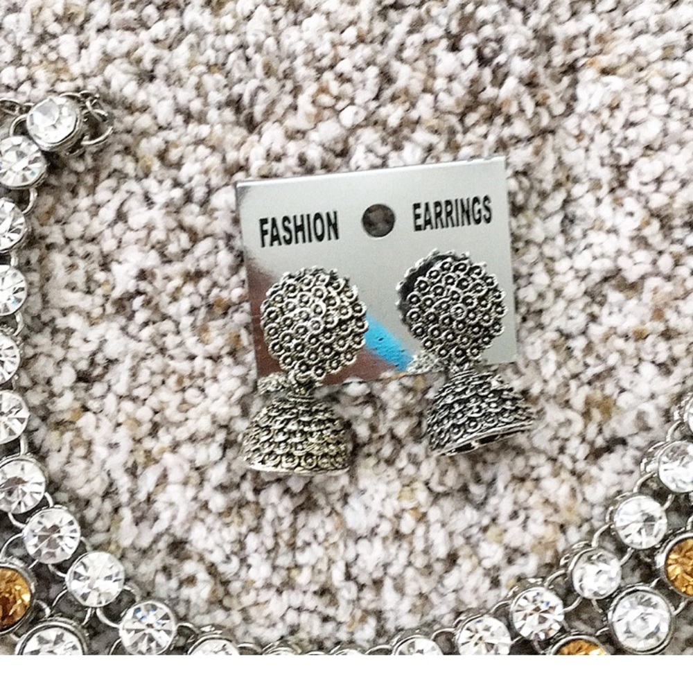 Beautiful silver earrings